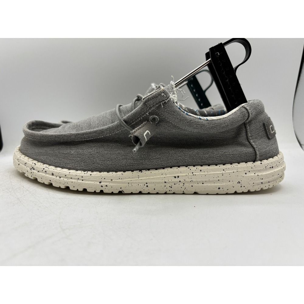 Hey Dude Wally Stretch Iron Men's Size L10 M8 150203910 Casual Slip on Shoes